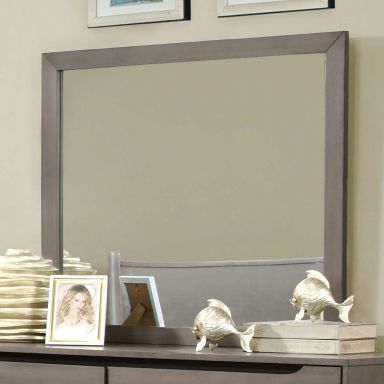 Rectangular Mirror, Gray