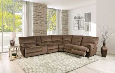 Power Sectional, Brown