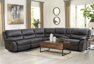 Sectional, Dark Gray