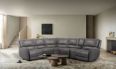 Power Sectional, Gray