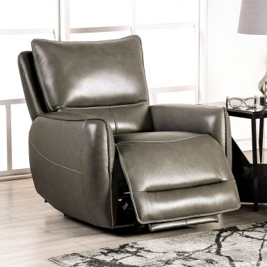 Power Recliner, Gray