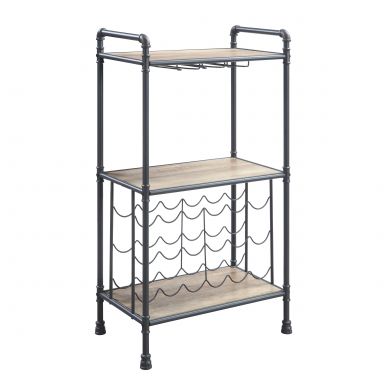 (Antique Oak & Sandy Gray Finish)
