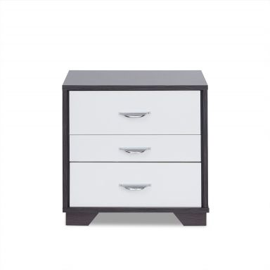 Eloy Rectangular Accent Table (White & Black)