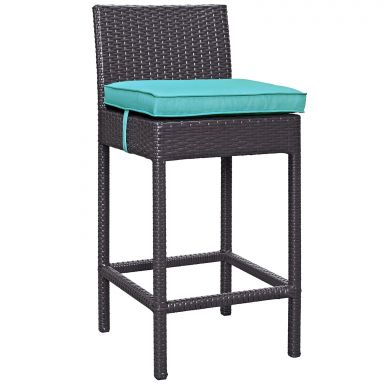 Convene Outdoor Patio Fabric Bar Stool by Modway