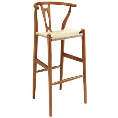 Amish Wood Bar Stool by Modway