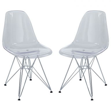 Paris Dining Side Chair Set of 2 by Modway