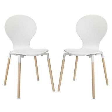 Path Dining Chair Set of 2 by Modway