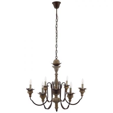 Bountiful Vintage French Pendant Ceiling Light Candelabra Chandelier by Modway
