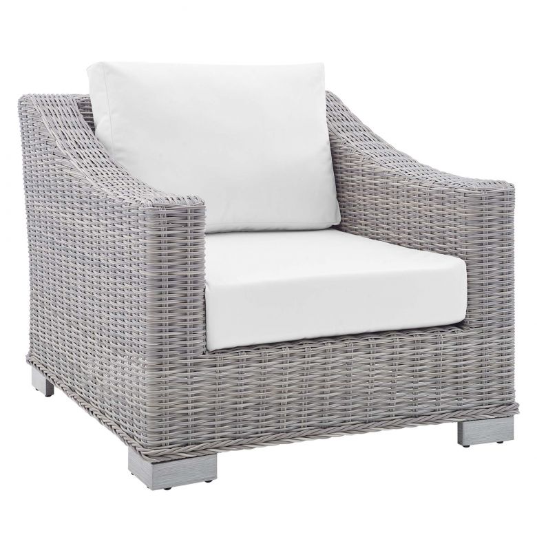 Conway Sunbrella® Outdoor Patio Wicker Rattan Armchair by Modway