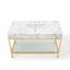 Kingsley 50" Gold Stainless Steel Bathroom Vanity by Modway