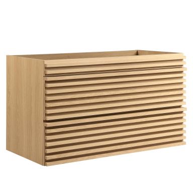 Render 36" Wall-Mount Bathroom Vanity Cabinet (Sink Basin Not Included) by Modway