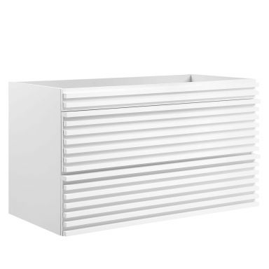Render 36" Wall-Mount Bathroom Vanity Cabinet (Sink Basin Not Included) by Modway