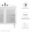 Calla 36" Perforated Metal Bathroom Vanity Cabinet (Sink Basin Not Included) by Modway