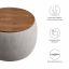 Perla Woven Heathered Fabric Upholstered Storage Ottoman by Modway