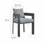 Tahoe 5-Piece Outdoor Patio Aluminum Dining Set by Modway