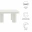 Cleo 54” Rectangular Coffee Table by Modway