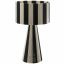 Renae Handwoven Cotton Thread Striped Table Lamp by Modway