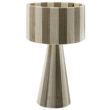 Renae Handwoven Cotton Thread Striped Table Lamp by Modway