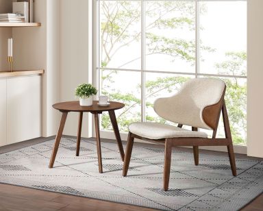 2Pc Accent Set (Chair + Side Table)