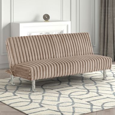 Futon Sofa Bed, Taupe