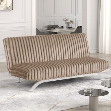 Futon Sofa Bed, Taupe