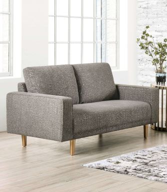 Loveseat, Charcoal Gray