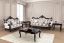 Sofa, Dark Cherry/Beige