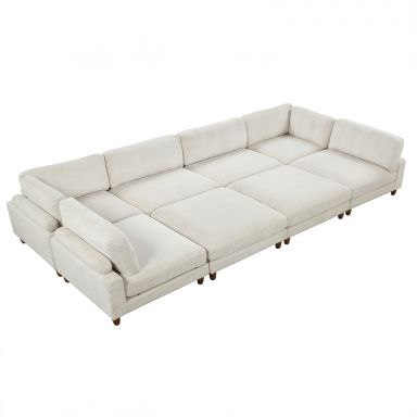 Sectional, Beige