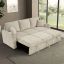 Sleeper Sofa Sectional w/ Cupholder, Beige