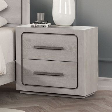 Nightstand, White Oak