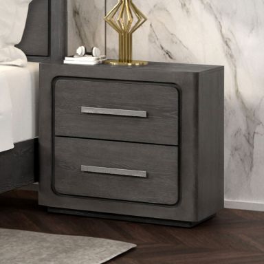 Nightstand, Warm Gray