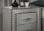 Nightstand, Metallic Gray