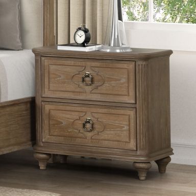 Nightstand, Rustic Oak