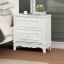 Nightstand w/2 Drawers, White