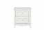 Nightstand w/2 Drawers, White