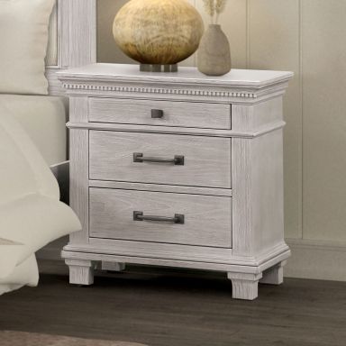 Nightstand, Weathered Gray