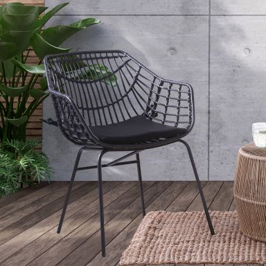 Patio Chair (2/CTN), Black