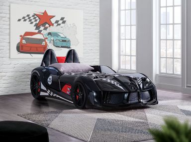 Twin Car Bed, Black