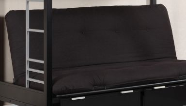 6" Black Futon Mattress