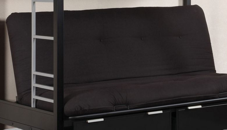 6" Black Futon Mattress
