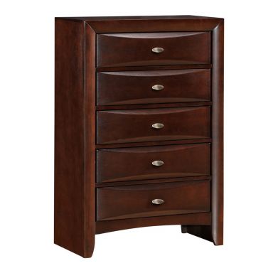 Ireland 32"L 5 Drawers Chest (Espresso)