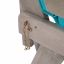 Convertible Sofa Daybed, Gray/Turquoise