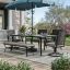 6 Pc. Patio Dining Set w/ Bench