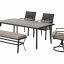 6 Pc. Patio Dining Set w/ Bench
