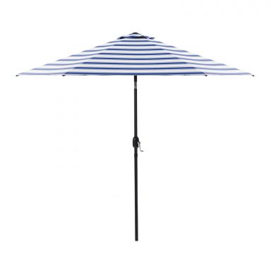 Market Umbrella, Blue/White