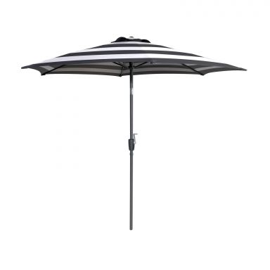 Round Umbrella, Black/White