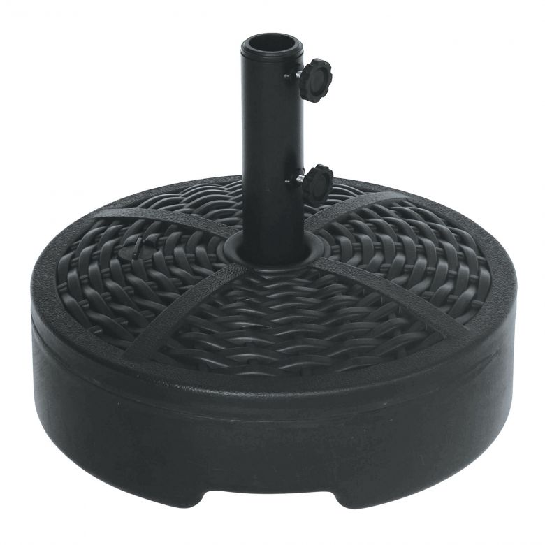 Round Umbrella Base, Black