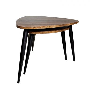 Nesting Tables (2/CTN), Natural/Black