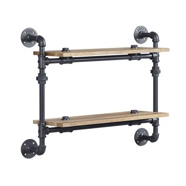 (Oak & Sandy Black Finish)