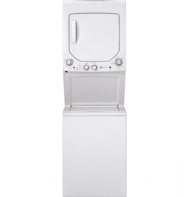 GE Unitized Spacemaker 2.3 cu. ft. Capacity Washer w/ SS Basket and 4.4 cu. ft. Capacity Electric Dr